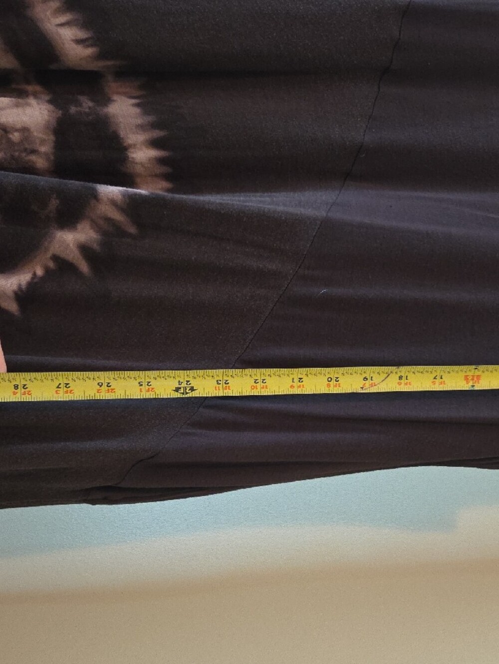Simply Vera Wang Sleeveless Tie-Dye Maxi Dress in Chocolate and Blush - Picture 9 of 12